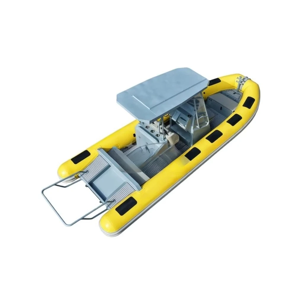 High Speed  Aluminum Orca Hypalon 6.6m 6.8m Rhib Patrol  Boat for Sailing