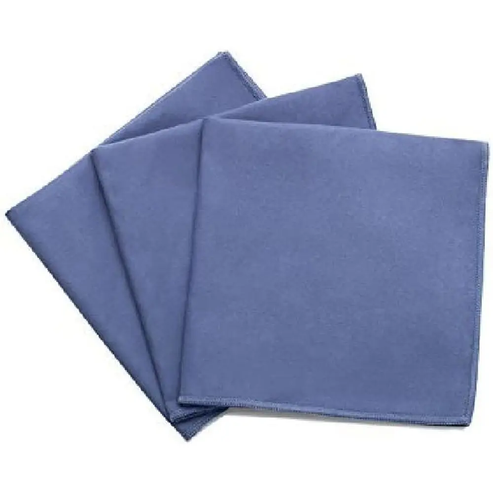 

Microfiber Cleaning Cloths 3-Pack - Lint-Free, Reusable, Washable for Glass, Wood, Leather & More