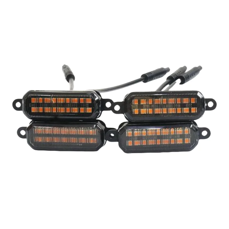 LED الجبهة مصبغة ضوء ل JMC جراند أفينيو سيارة النهار تشغيل ضوء عجلة الحاجب مصباح لاقط الطرق الوعرة 12 فولت