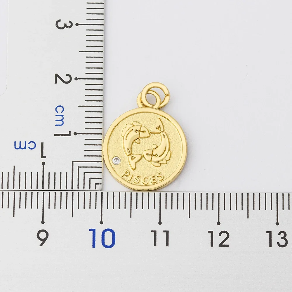 Nidin 12 Zodiac Letter Constellations Chain Necklace For Women Men Aries Virgo Libra Scorpio Capricorn Aquarius Birthday Gift