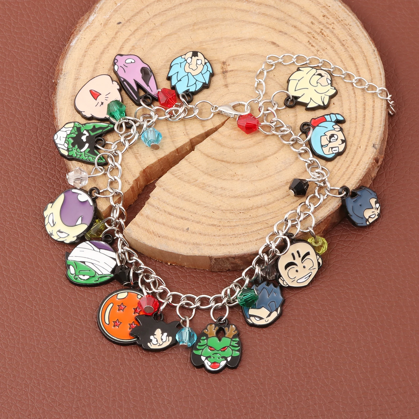 Dragon Ball Anime Story Pendant Goku Seven Star Beads Character Bracelet Cosplay Props Gift Men Women Party Jewelry Accessories