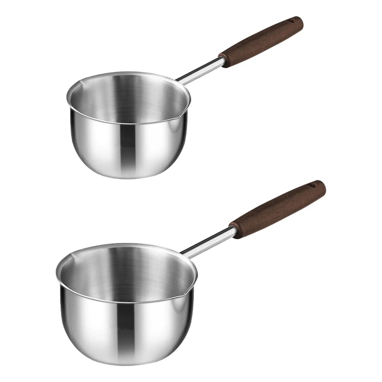 Melt Cooking Hot Oil Pan Keep Easy to Clean Mini Frying Pan Mini Pouring Pot for RV Travel