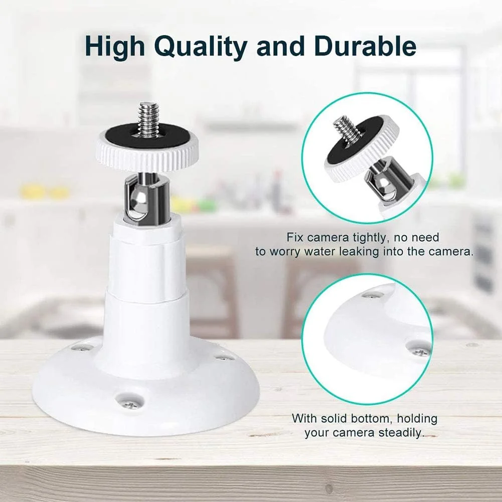Wall Mount for Wyze Cam Pan V3 and Wyze Cam V4 and V3, 1pcs 360 Degree Swivel Adjustable Bracket for Wyze Camera System