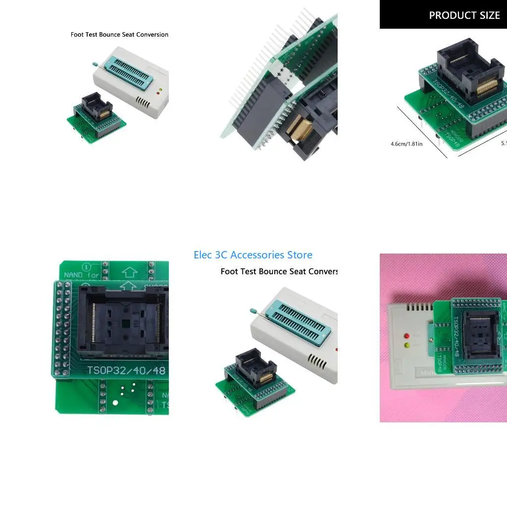 Y51A NAND08 TSOP48 Adapter Compatible for TL866II Programmer TSOP48 Adapter