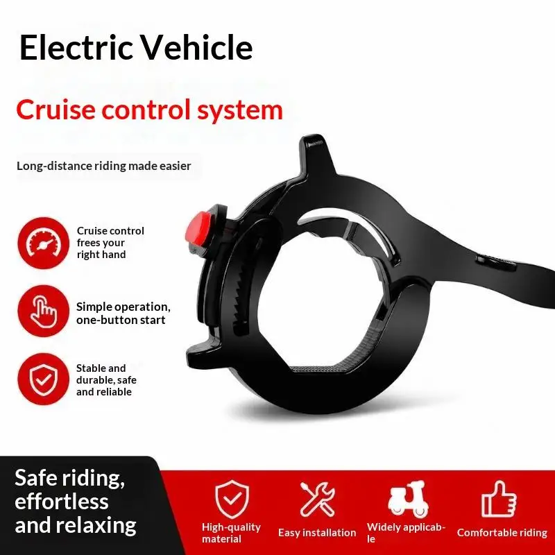 Motorcycle Cruise Throttle Assist Lock Heavy Duty Universal Fit Fatigue Reducing for Ebike Scooter Dirt Bike
