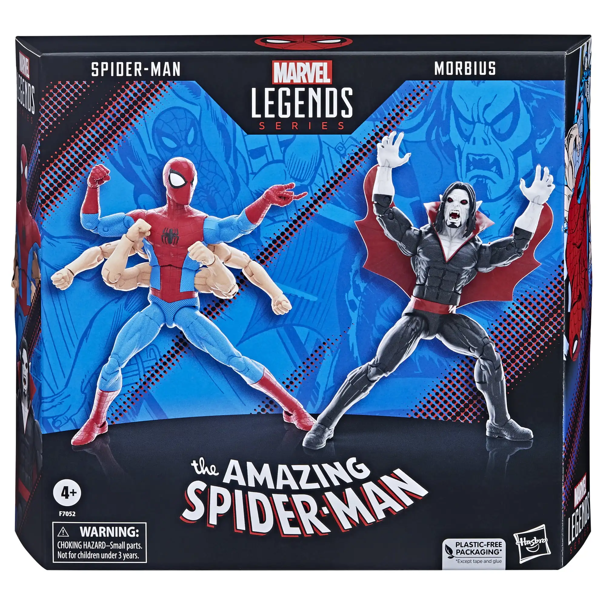 

Marvel Legends The Amazing Spider-Man 6 Six Arms Spider Masn and Morbius 6" Action Figure Toys Doll Model