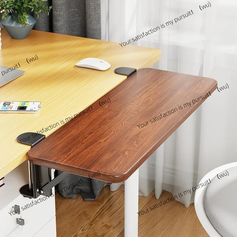 Desktop extension, hand rest, computer desk, desk side table board bracket, keyboard, dormitory workstation board, widening,
