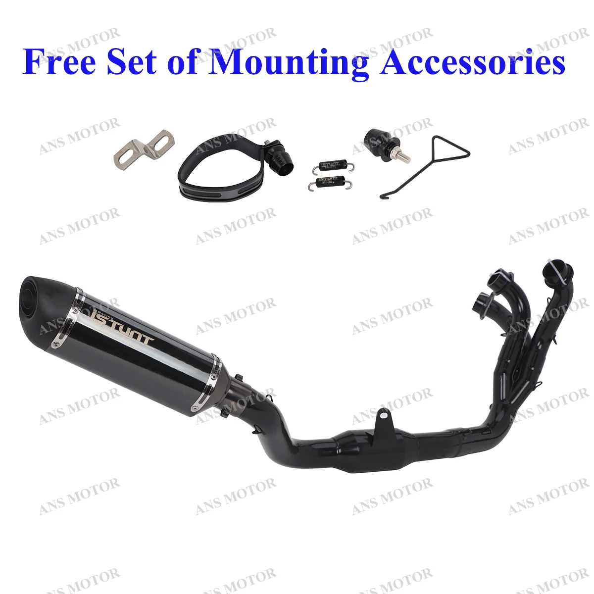 MT09 Exhuast Slip on For Yamaha MT09 FZ09 XSR900 FJ09 2021-2025 Years Motorcycle Exhaust Escape Systems Modify Front Link Pipe