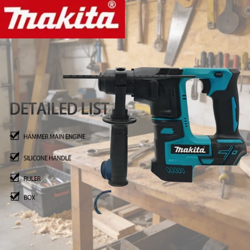 

Makita Original HR140D Brushless Hammer 18V Cordless 18V Electric Hammer Lithium Battery Wireless Drills Power Tools