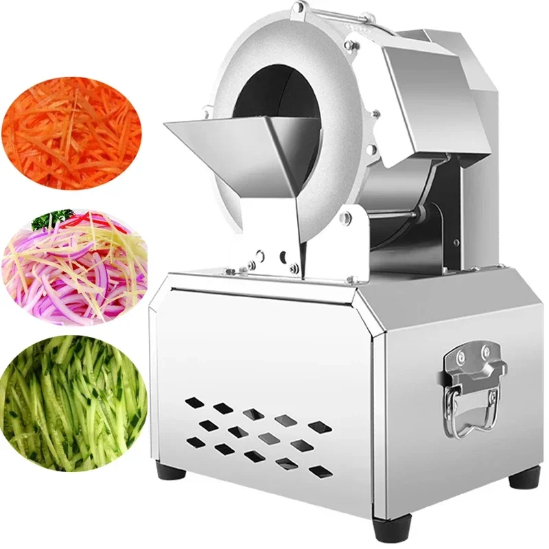 

Electric Shredded Vegetables Slicing Machine Multifunction Commercial Stainless Steel Food Cut Minced Potato Flos Carrot Slice