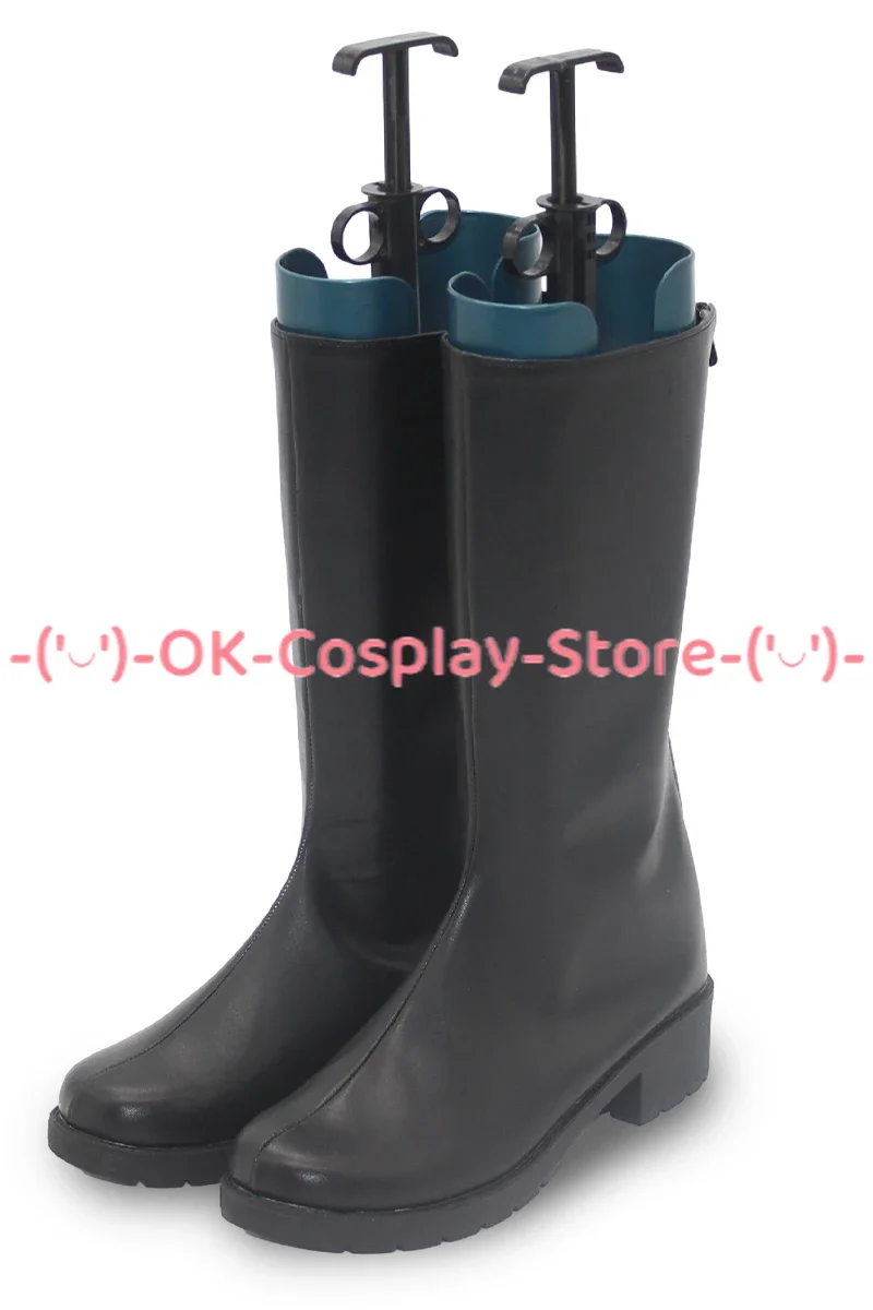 Anime Frieren at the Funeral Fern Cosplay Shoes Halloween Carnival Boots Cosplay Prop PU Leather Shoes Custom Made