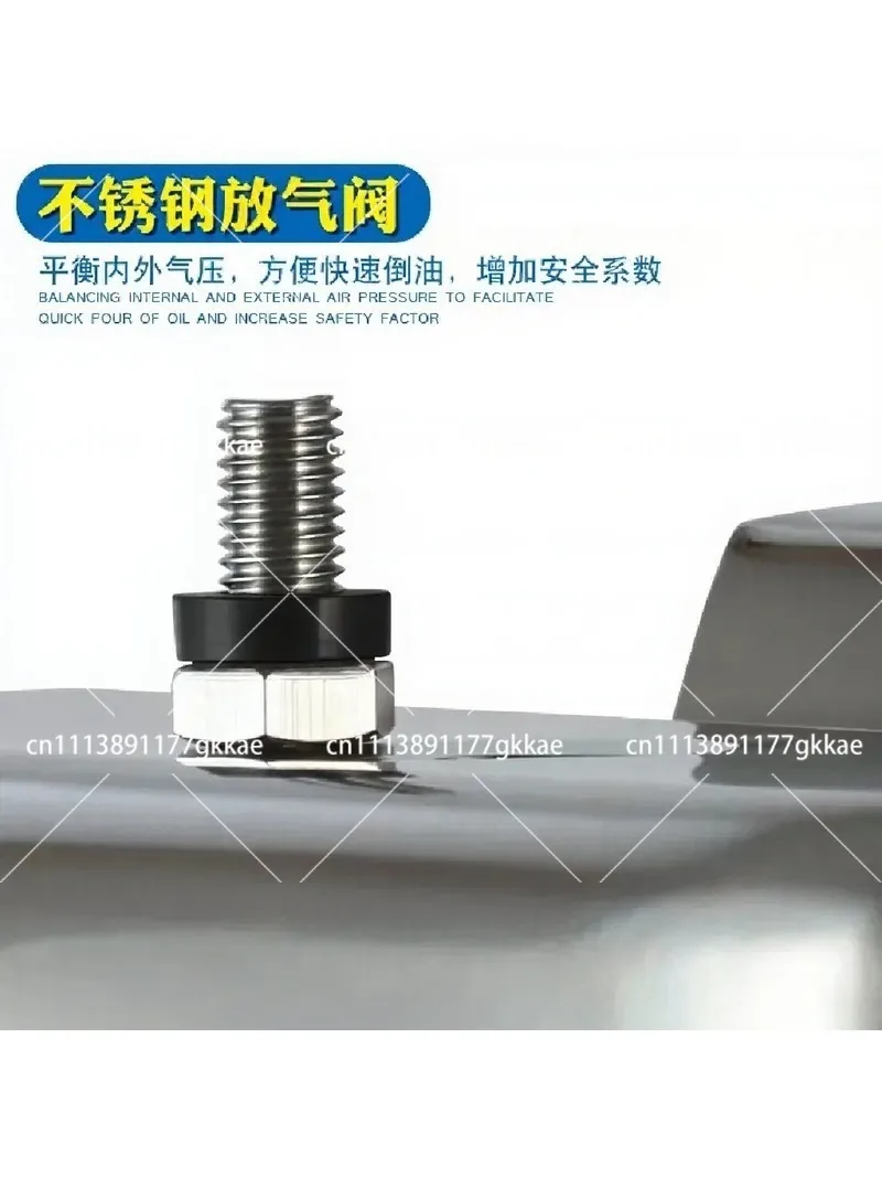 Thickened 304 Stainless Steel Drum 5L 10L 15L Fuel Tank Can Container