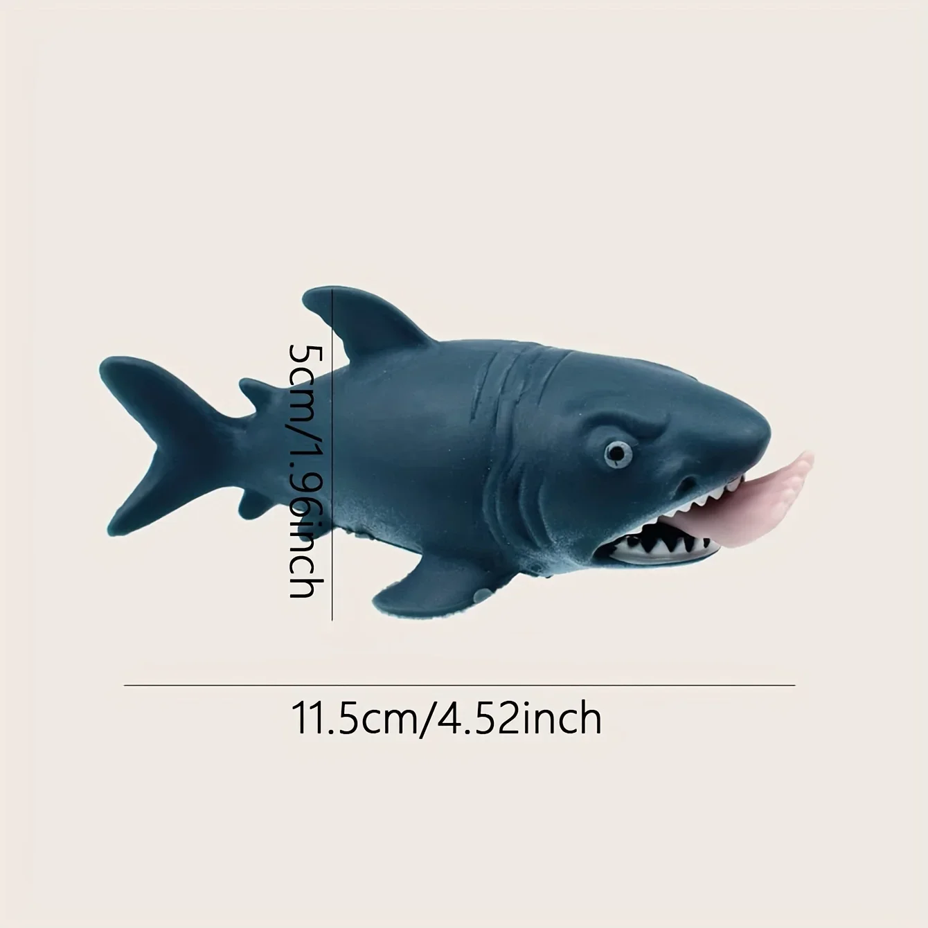 رجل مضحك يكلون سمك القرش يضغط ألعاب جديدة ومثيرة للاهتمام، حيوانات مخيفة، مزاج الفكاهة، ألعاب سهلة لتخفيف التوتر ومقاومة للإجهاد