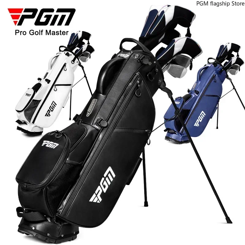 Pgm Golftas Heren En Dames Standtas Geïntegreerd Stand Hoofd Frame Magnetische Sieraden Draagbare Club Tas Qb155