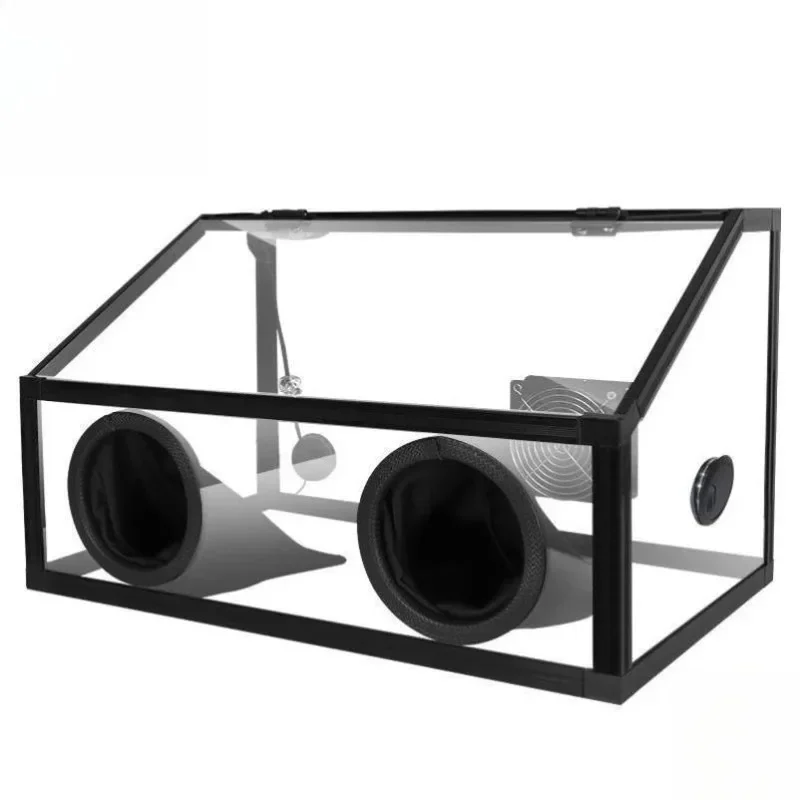 

Polishing dust box engraving electric grinding table transparent acrylic anti-ash protective cover