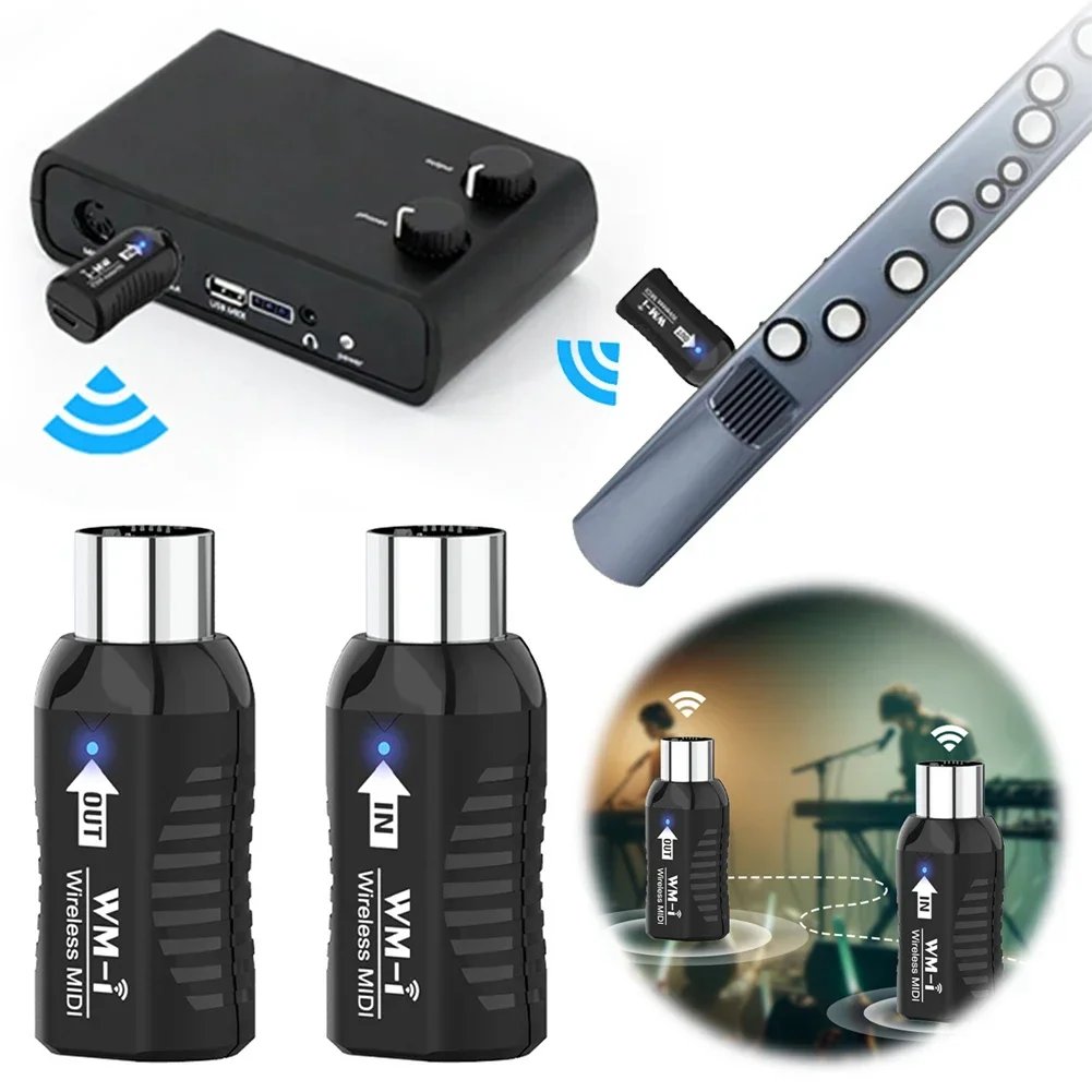 

Мини-система MIDI с беспроводной передачей Plug and Play Поддержка беспроводной системы Midi Беспроводная гитарная система MIDI с сверхнизкой задержкой