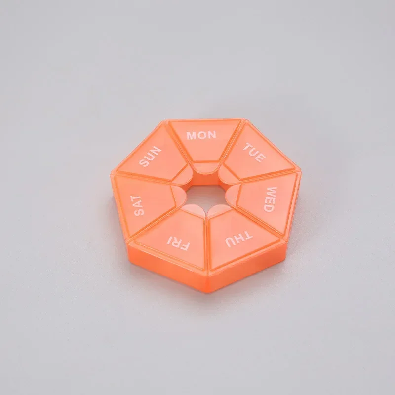 Nieuwe 7 Dagen Pillendoosje Wekelijkse Tablethouder Draagbare Reizen Mini Kleine Pillendoosje Pillendoosjes Organizer Container