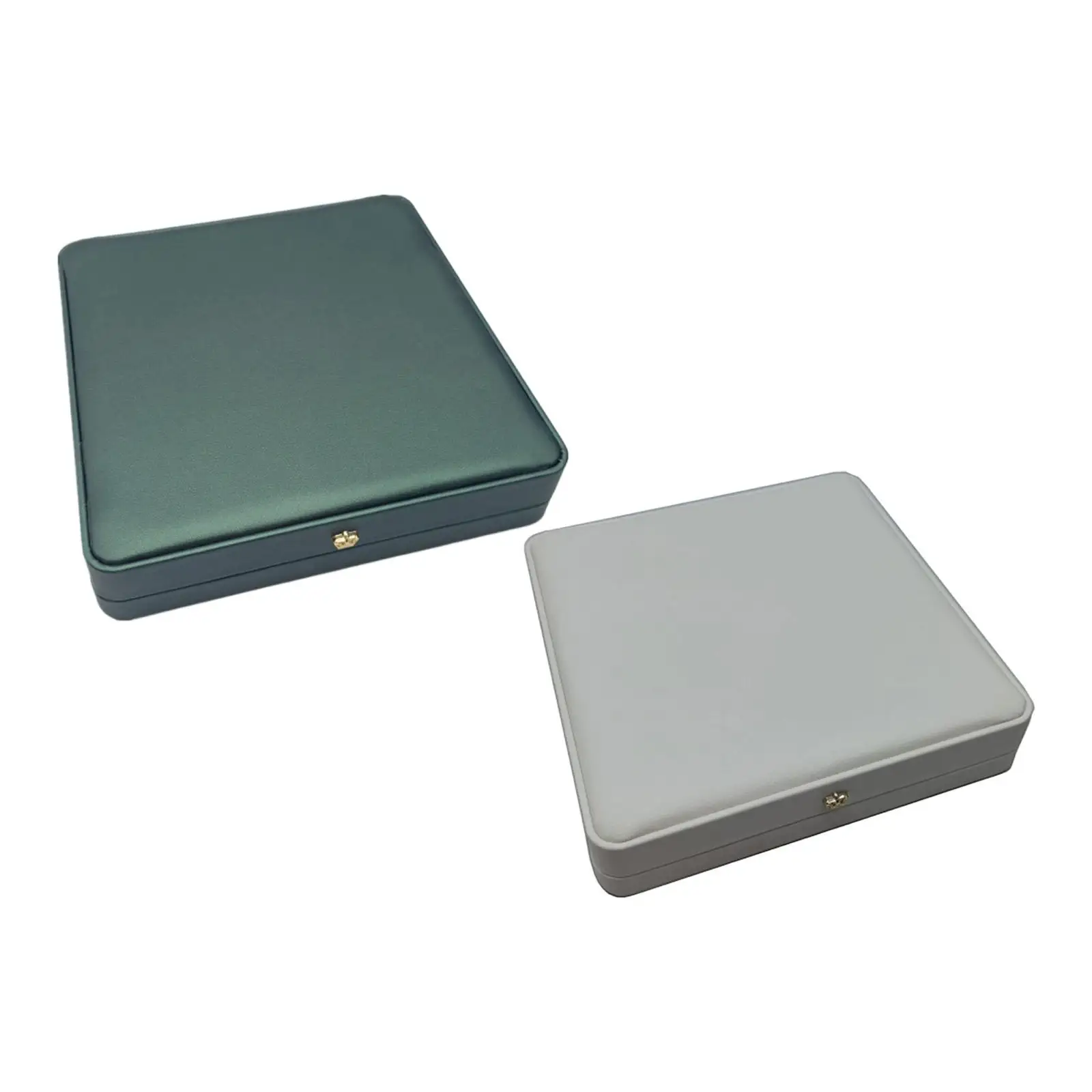 

Шкатулка для драгоценностей с откидной открытой крышкой, органайзер из искусственной кожи для ожерелья подруги