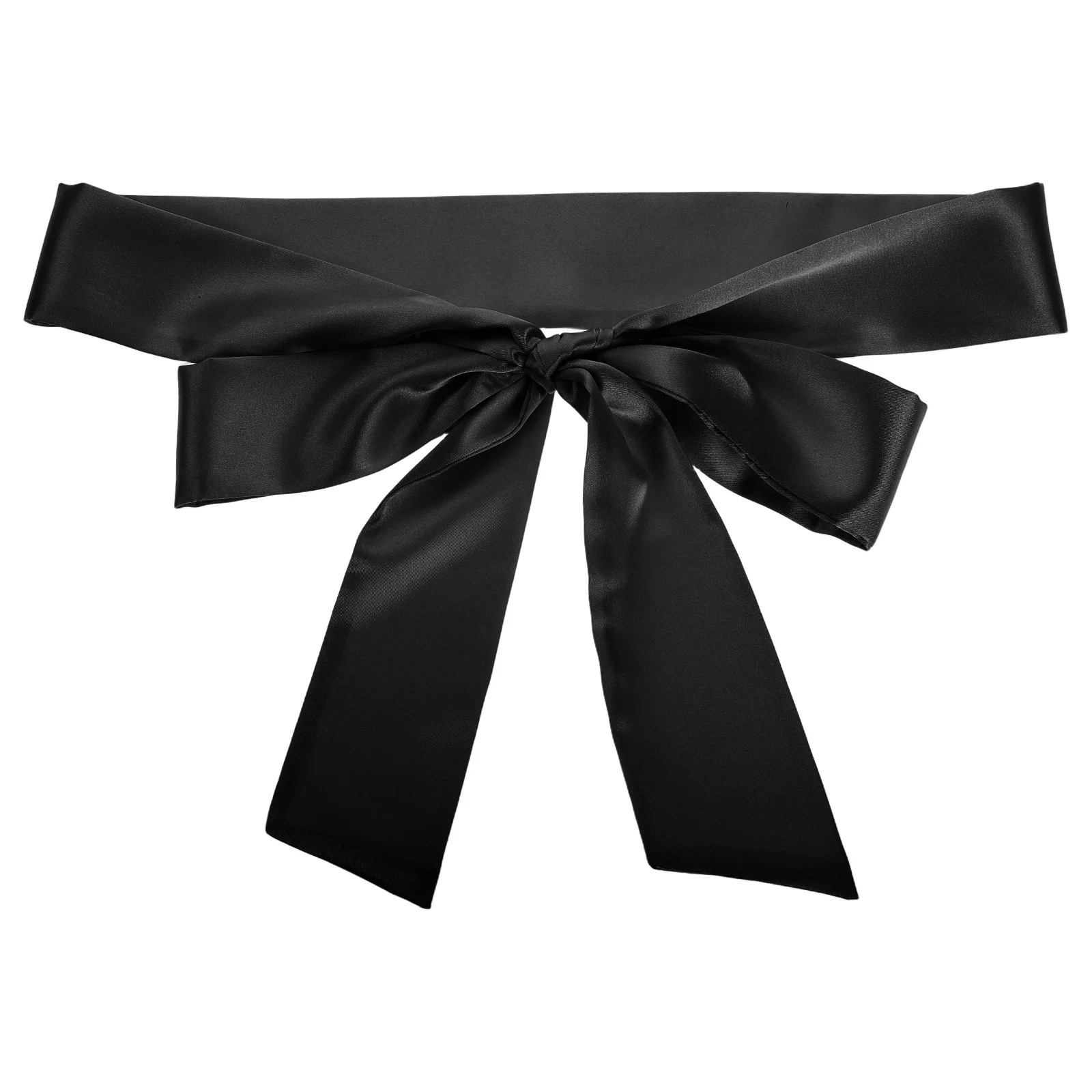 

Double-Sided Satin Tie Waist Ribbon Bow Belt Adjustable Bridal Sash Elegant Wedding Dress Accessory Formal Events