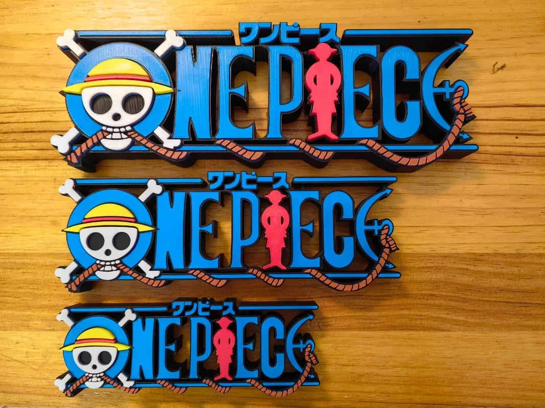 Anime One Piece 3D Logo Stand Doll Signboard for ONEPICEC Action Figure Model Doll Display Prop Cosplay Exhibition Toy Gift