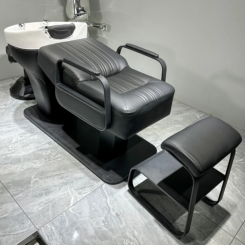 

Reclining Simples Shampoo Chair Water Circulation Women Salon Hairwash Bed Water Therapy Haar Wasch Liege Spa Furniture