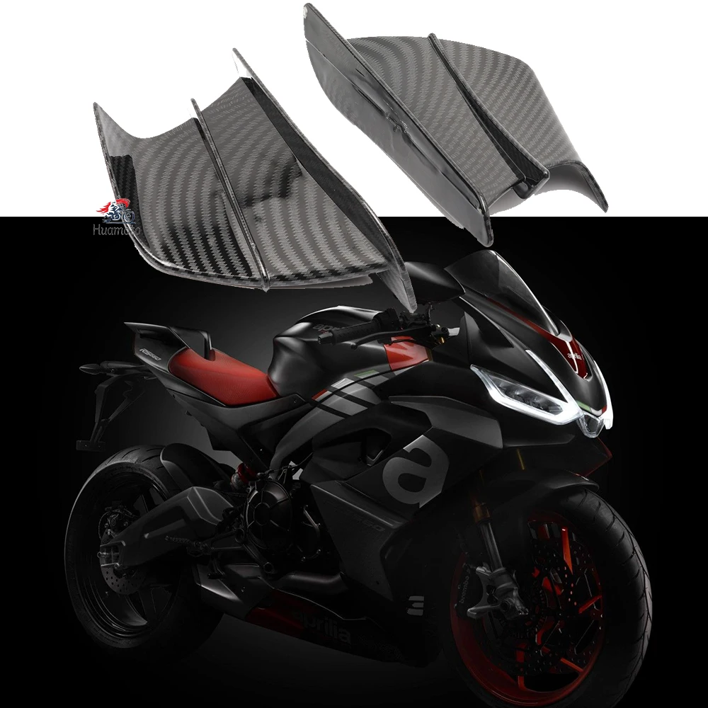 For Aprilia Rs660 Tuono 660 V4 V4R 1000 1100RR Etv1000 Rst1000 Futura RSV Mille Winglet Aerodynamic Wing Kit Spoiler Accessories