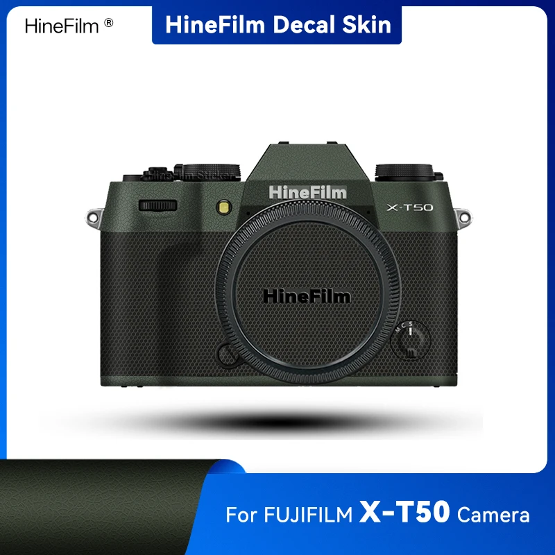 Naklejka/Skórka Hinefilm na aparat Fujifilm X-T50, folia ochronna Fuji xt50, okleina na aparat x t50, premium skórka/okleina na aparat xt-50