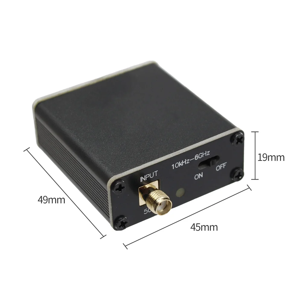 Low Noise Amplifier 9037BAT-LNA Wide Frequency Range 10 kHz to 6 GHz 20 dB Gain Built-In 600mAh Battery SMA Connectors