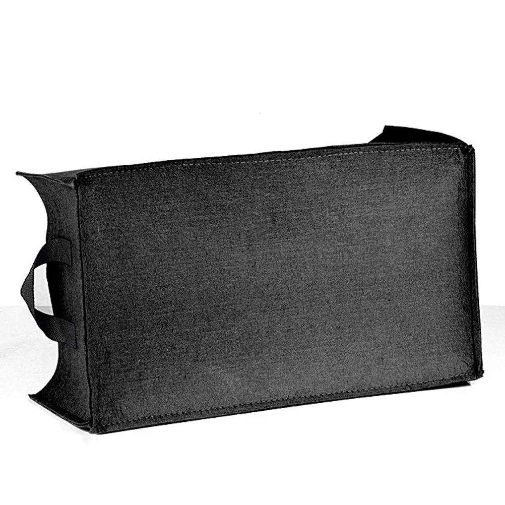 

5pcs Square Planting Bag Vegetables Plant Flower Nursery Bag Gallon Greenhouse Planter Garden Tool(Black Small)