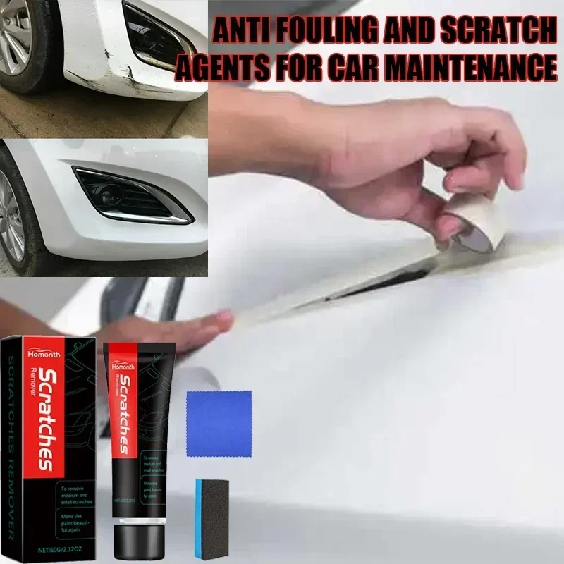 QI4 Car Scratch Remover Paint Care Tools Waterproof Swirl Remover Scratches Repair Polishing Auto Grinding Compound Anti Scratch