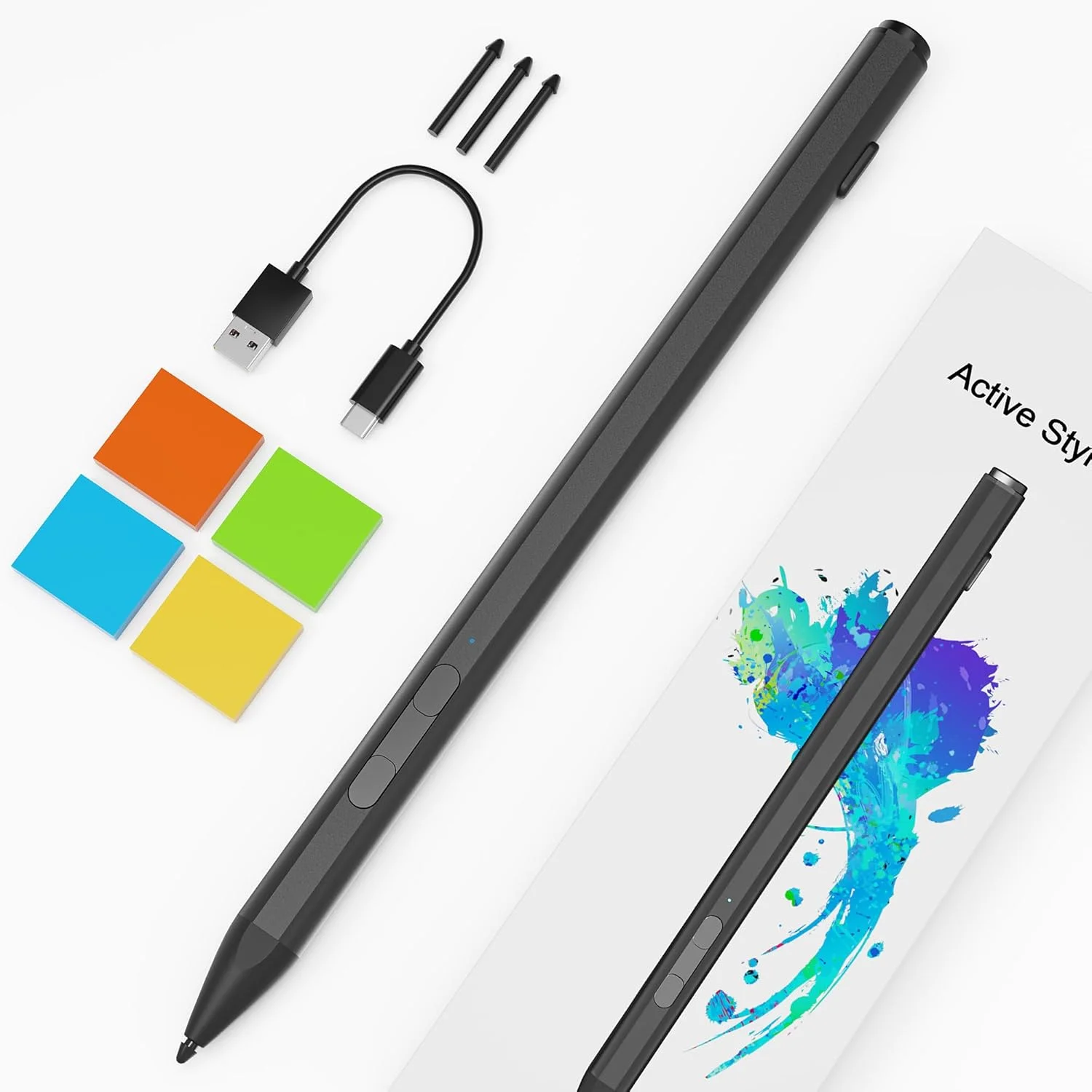 Stylus Pen for Microsoft Surface Pro 12 11 Touch Pen for ASUS Transformer ZenBook Flip HP Dell Inspiron 5482 7370 Touch Pencil