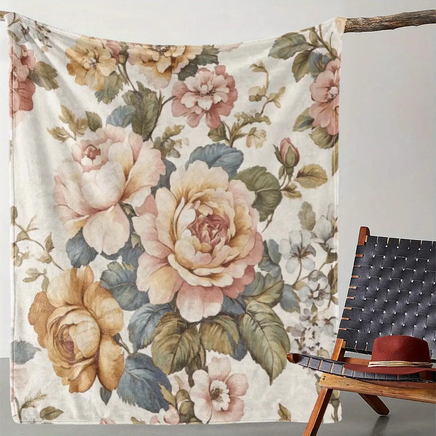 cobertor-de-flanela-com-estampa-floral-estilo-country-retro-para-uso-em-todas-as-estacoes-na-sala-de-estar-escritorio-sofa-e-viagens