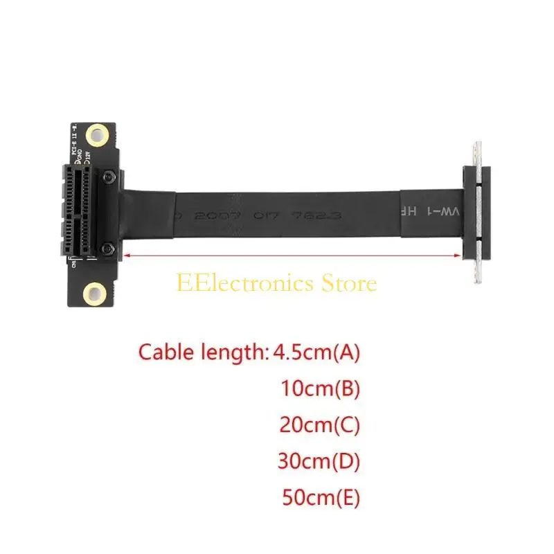 B03C PCIE إلى 8GB كابل تمديد السرعة عالي السرعة PCI لـ Express 1x Riser Exten