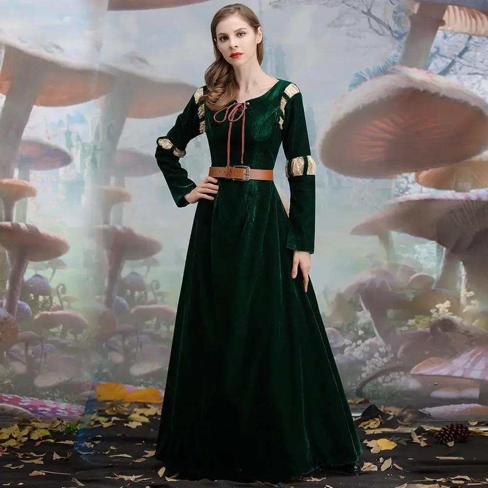 

Adult Merida Princess Cosplay Costume Fancy Masquerade Costume