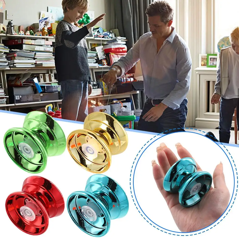 Children Beginners Professional Aluminum Metal Yoyo Ball, Competitive Yoyoball, Adult Kids Yoyoyoball with Accessories