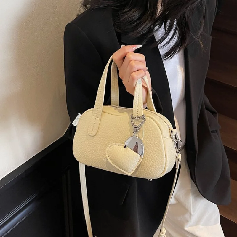 

High End Luxury Crossbody Handbag Classic Elegant Leather Women Handbag Fashionable Ladies Tote Bag Casual Simple Bag
