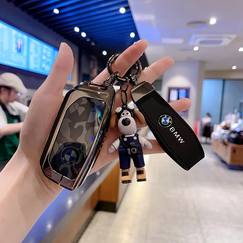 

Zinc Alloy Car Key Case Cover for BMW X1 U11 X7 G07 XM G09 i7 7 Series G70 LCI iX I20 U06 G81 M3 Auto Accessaries Key Fob