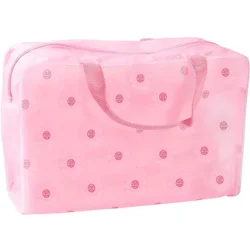 Portable Travel Toilet Bag Cosmetic Bags Large Capacity Transparent Plastic Cosmetic Storage Bag for Men and Women