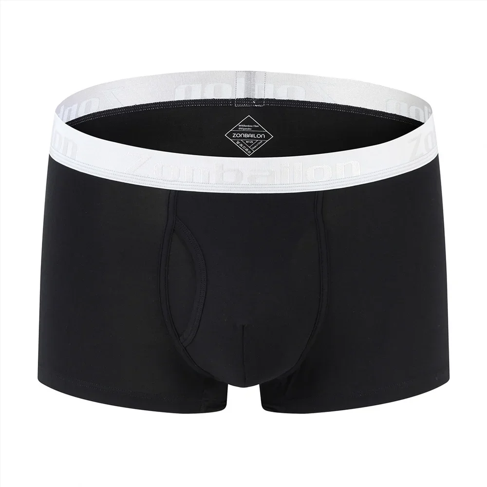 Jinshi Men Boxer Briefs Shorts Male Underwear Mens Underpants Breathable Comfortable No Ride Up