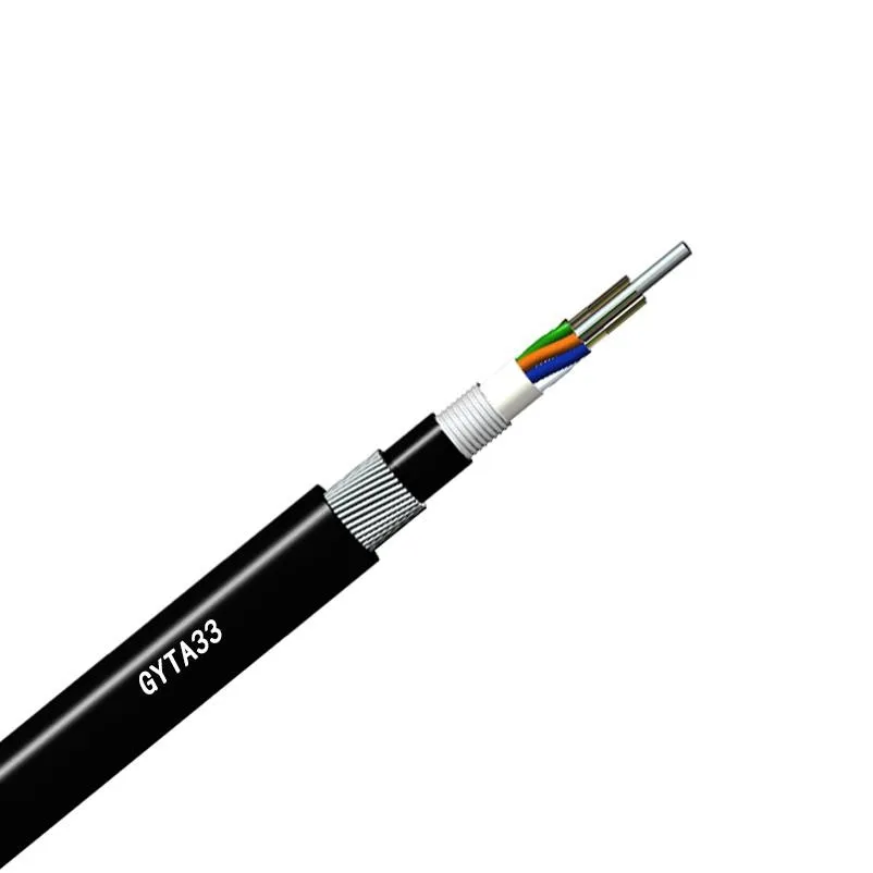 

GYTA33 Anti-rodent 2-144 core Fiber Optic Cable direct buried drum 24km 30km single mode fiber optic cable underwater cable