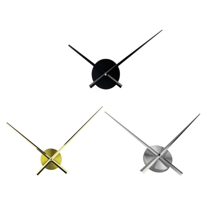 3D Clock Large Clock Hands Needles Wall Clocks 3D Home- Art Decor