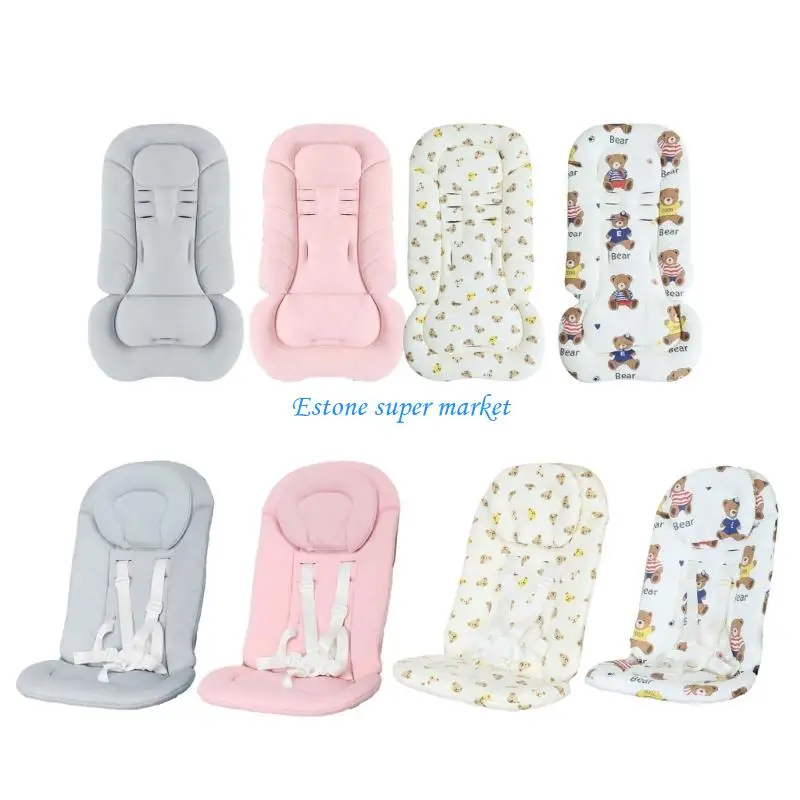 

090B Breathable Strollers Cushion Soft Baby Carriage Pad Machine Washable Design