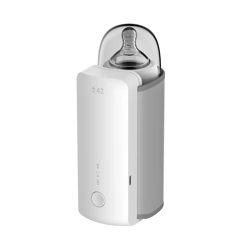 USB Recarregável Baby Bottle Warmer, 6 Níveis de Exibição de Ajuste de Temperatura, Alimentação Materno, 5200mAh