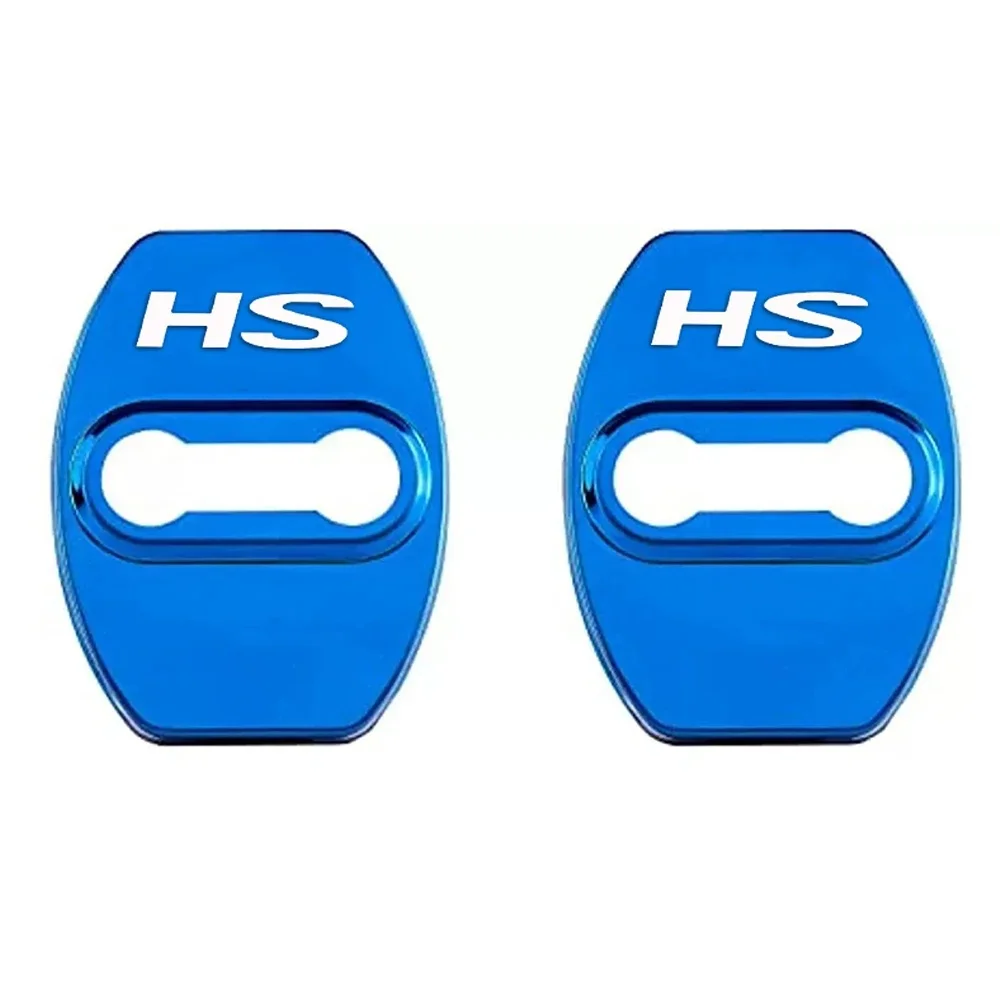 2Pcs Chrome Car Door Lock Buckle Cover for MG HS EHS PHEV Trophy SE Anti Rust Waterproof Door Latch Protector Trim
