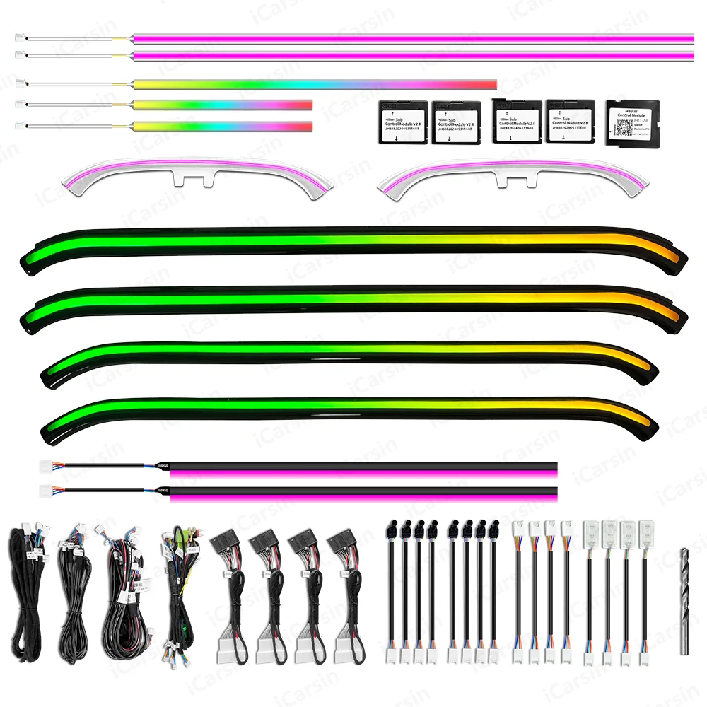 

Icarsin 64 Colors Dynamic Ambient Light For Land Rover Defender (L663) 2020-2025 Interior Lighting Upgrade Accessories