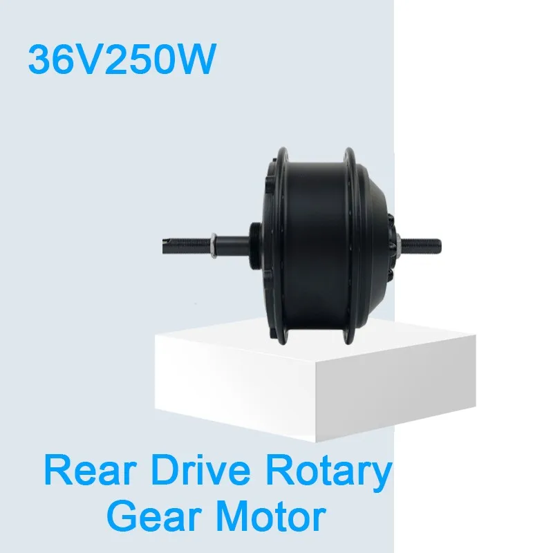 

MXUS Ebike 36V250W Rear Drive Rotary Motor Mountain Bike Brushless Gear Hub Small High Speed Motor Bicycle refit Accessory