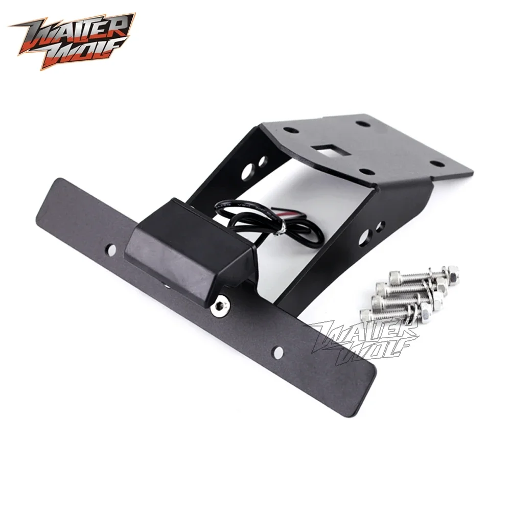 RC390 Tail Tidy Fender Eliminator License Plate Bracket Holder Kit For RC125 RC200 RC250 RC 125 200 250 390 2014-2021 LED Light - Image 5