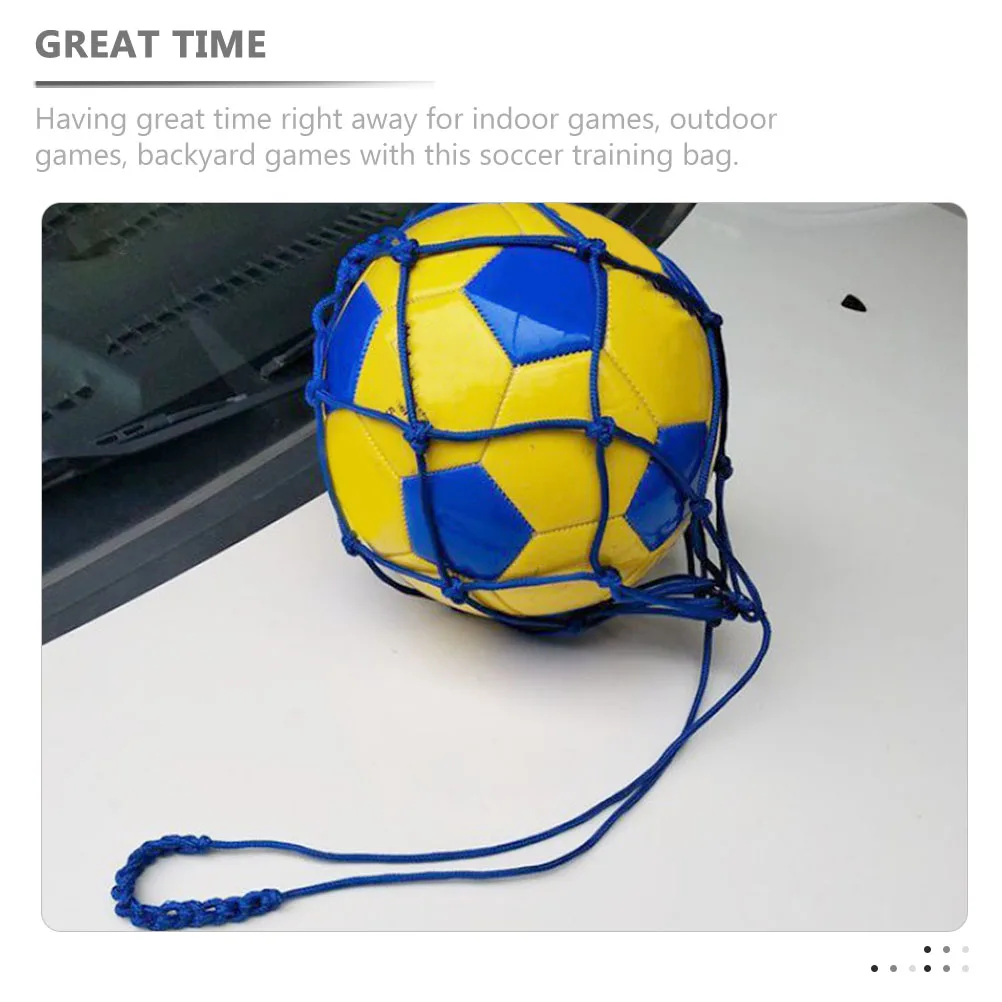 

1pc Premium Football Kick Trainer Wear-Resistant Training Mesh Bag Lightweight Portable Soccer Kick Net Training Equipment For