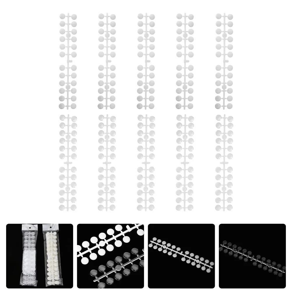 

240Pcs Nail Polish Color Card Display Tool Premium Plastic Durable Elegant Manicure Practice Boards Salon Use Nail Art Supply