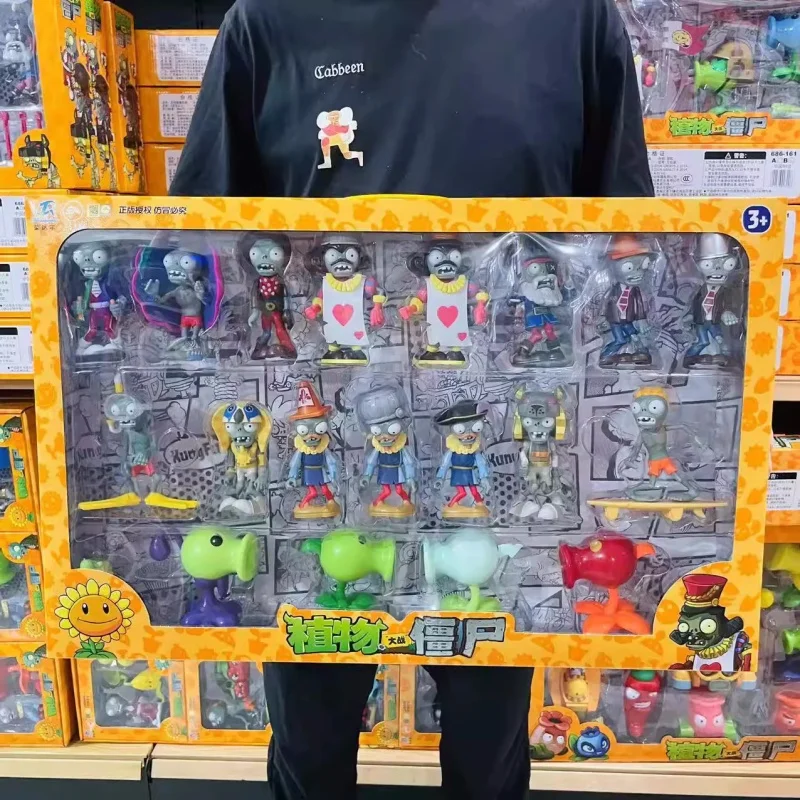 새로운 식물 대. 좀비 15 스타일 좀비 4 스타일 Peashooter 만화 게임 장난감 선물 세트 어린이 장난감 선물 상자 세트 없음 생일